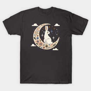 Rabbit on the moon T-Shirt